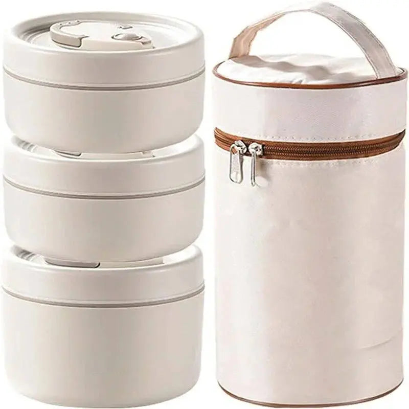 Insulated Stainless Steel Lunch Box Set