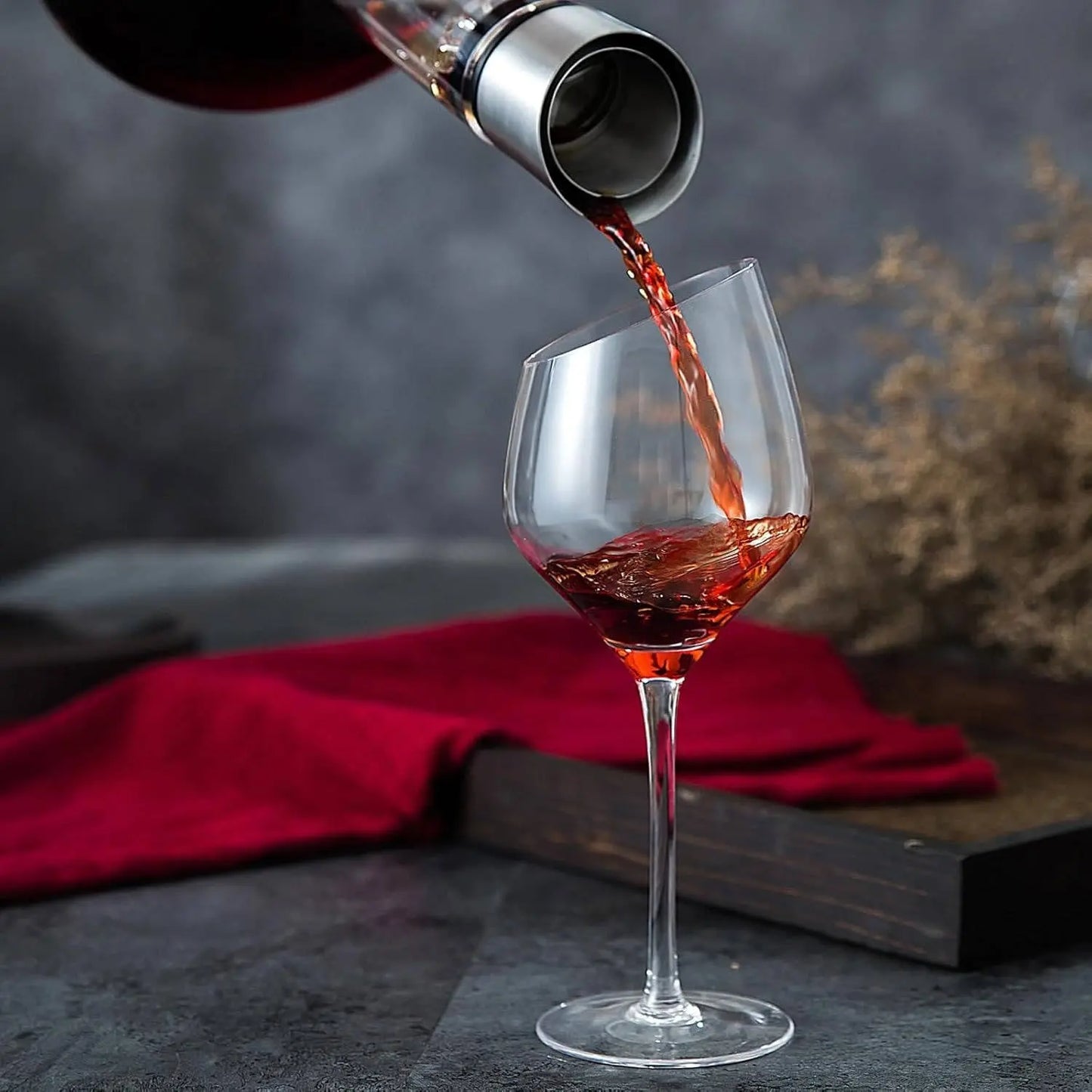 Crystal Glass Wine Decanter Aerator Carafe